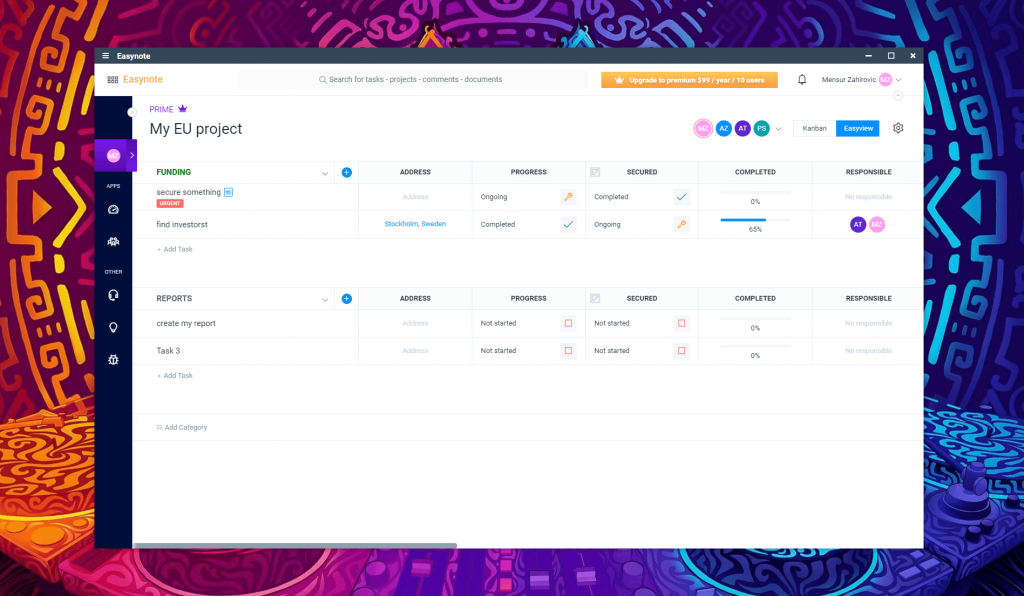 Desktop app to manage all your work in one single place
