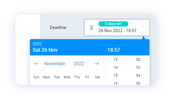 Manage your projects deadlines with Easynote