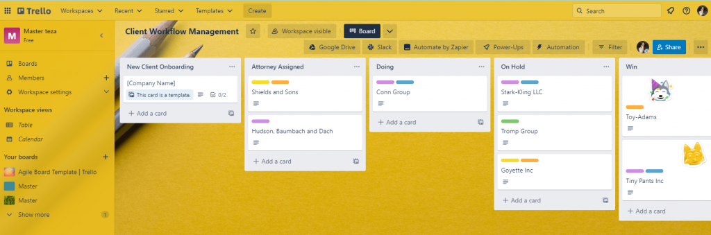 Workforce Software Monday Alternative  Trello