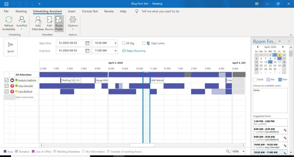 Best Microsoft Outlook Scheduling Assistant Alternatives Easynote