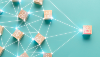 monday.com dependencies shown as a modern graph where pieces of wood are connected representing tasks