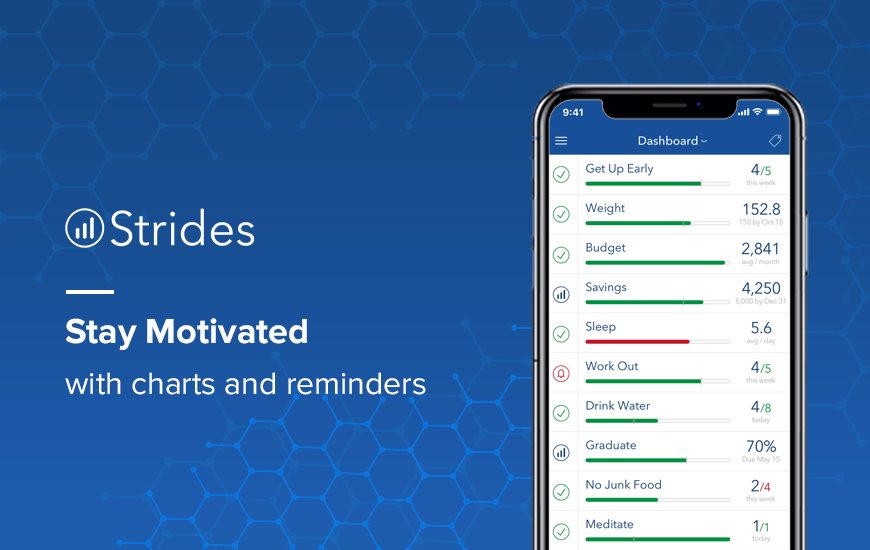 Screenshot of stride's progress chart which can help you track your project's progress similar to easynote