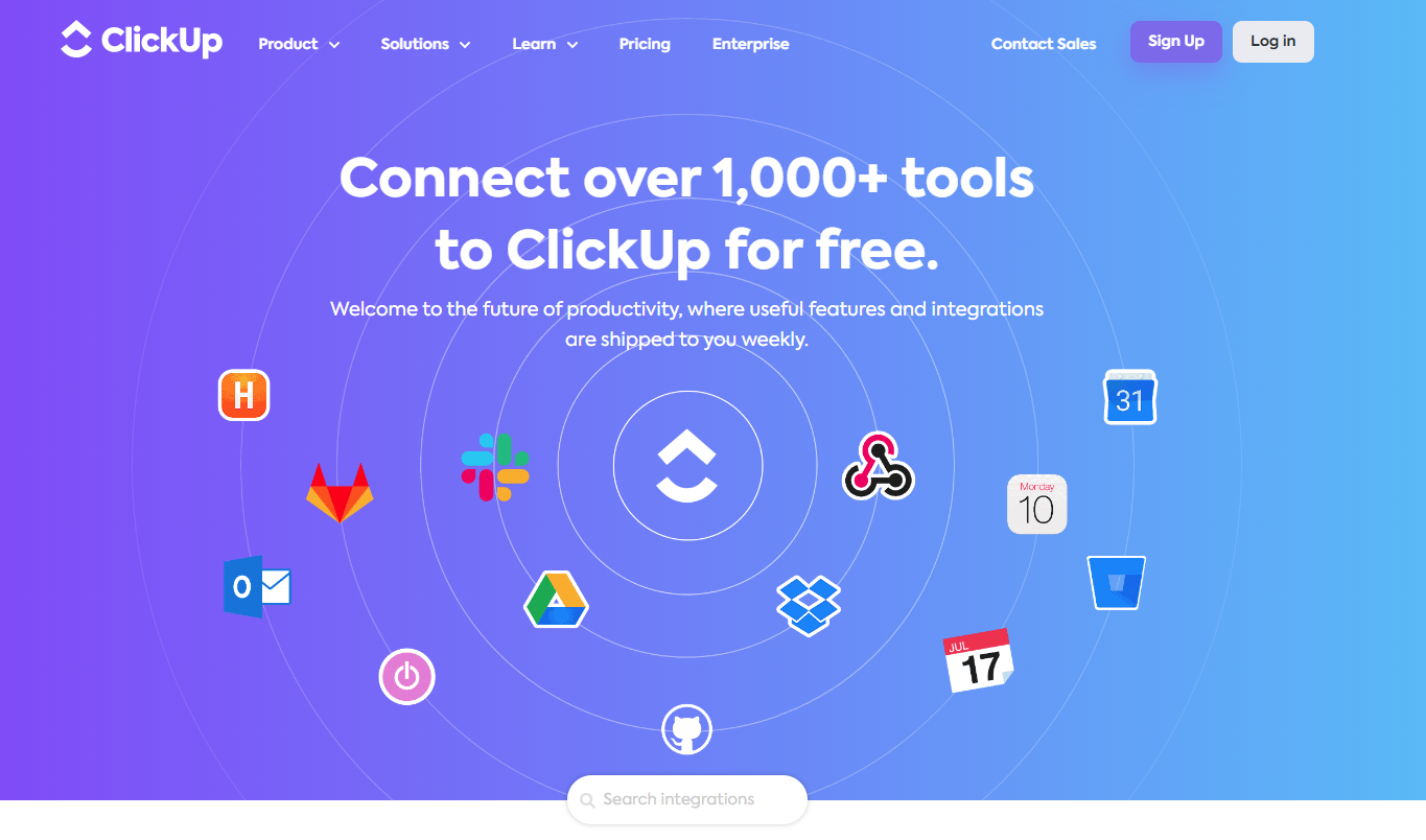 Connect using software